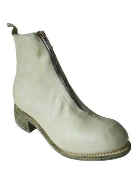 Guidi PL1 Soft Horse Full Grain Front Zip Boot Mint Green